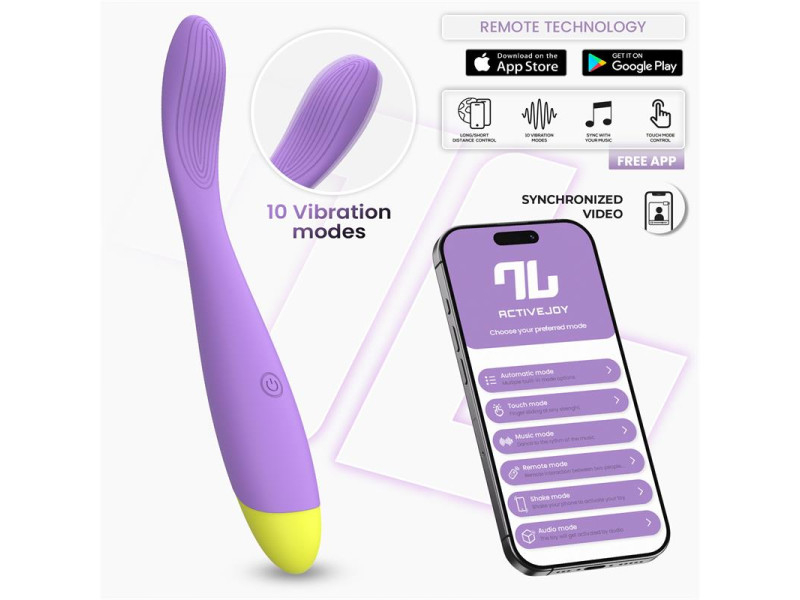 Neya Vibrador Punto G con APP Purpura Neya Vibrador Punto G con APP Purpura
