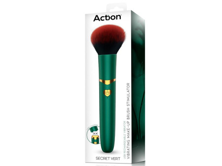 Secret Vert Estimulador Brocha de Maquillaje con Vibracion Verde Secret Vert Estimulador Brocha de Maquillaje con Vibracion Verde