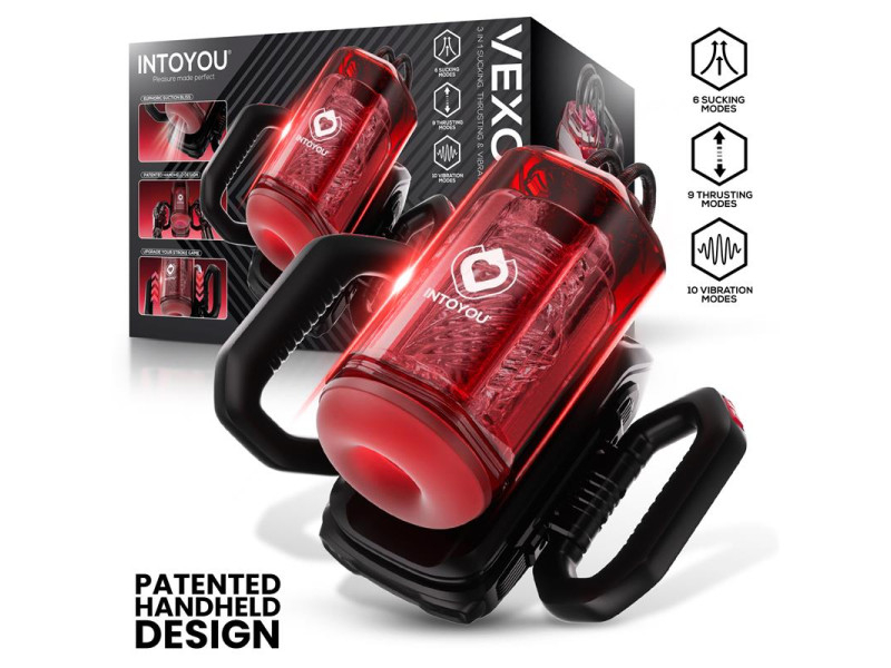 Vexor 3 in 1 Masturbador Masculino Succion Empuje y Vibracion USB C Vexor 3 in 1 Masturbador Masculino Succion Empuje y Vibracion USB C