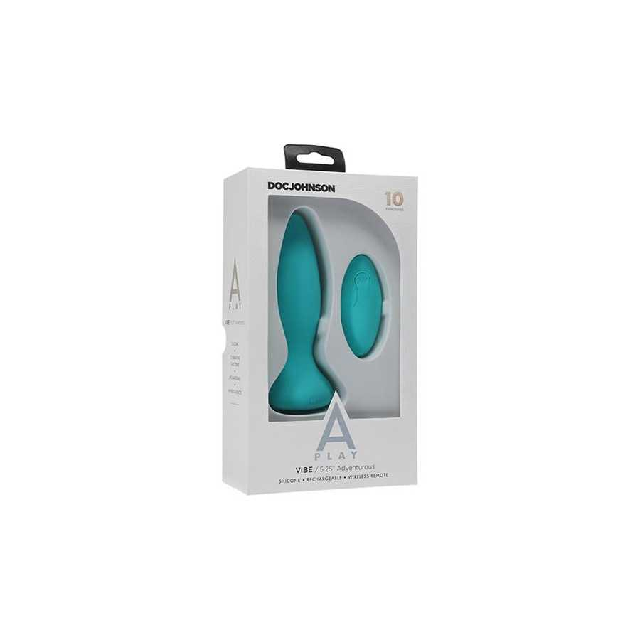 Plug Anal con Vibracion Vibe Adventurous Turquesa