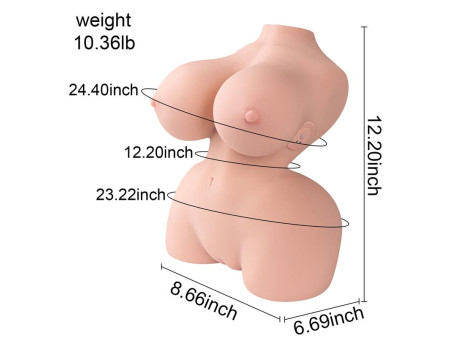 Delilah Mini Torso con Vibracion 47 kg Delilah Mini Torso con Vibracion 47 kg