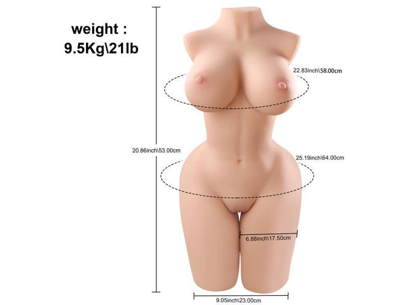 Melissa Torso Vagina y Ano 82 kg
