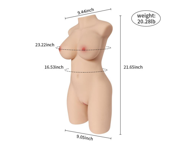 Miah Torso Vagina y Ano 11 kg