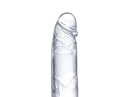 Dildo Realista con Testiculos Material Cristalino 155 cm