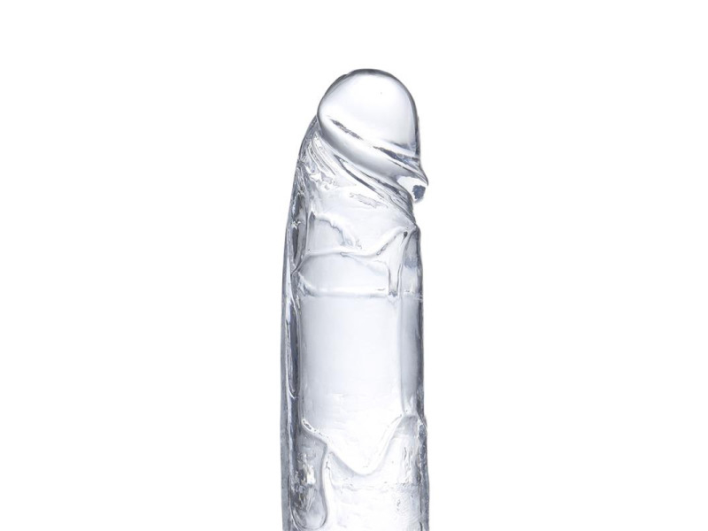 Dildo Realista con Testiculos Material Cristalino 155 cm