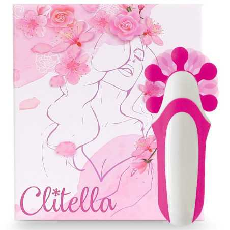 Clitella Estimulador Sexo Oral con Accesorios Rosa