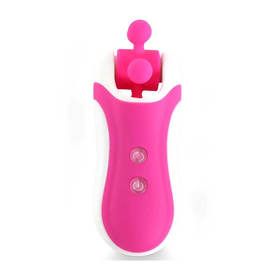 Clitella Estimulador Sexo Oral con Accesorios Rosa