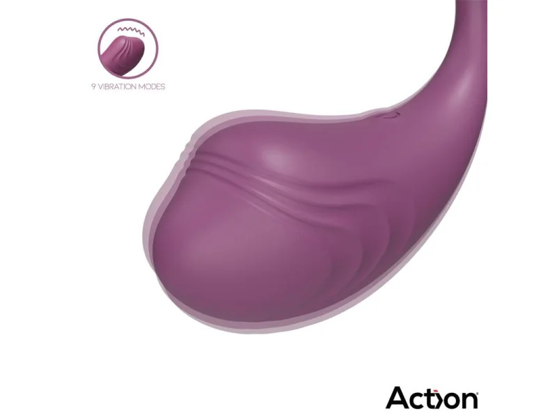 Luvia Huevo Vibrador con Control Remoto USB Purpura