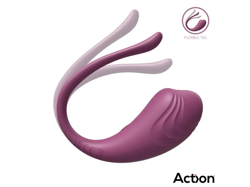 Luvia Huevo Vibrador con Control Remoto USB Purpura