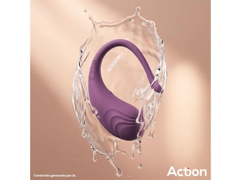 Luvia Huevo Vibrador con Control Remoto USB Purpura