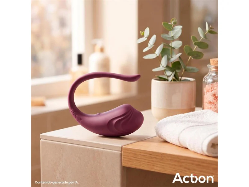 Luvia Huevo Vibrador con Control Remoto USB Purpura