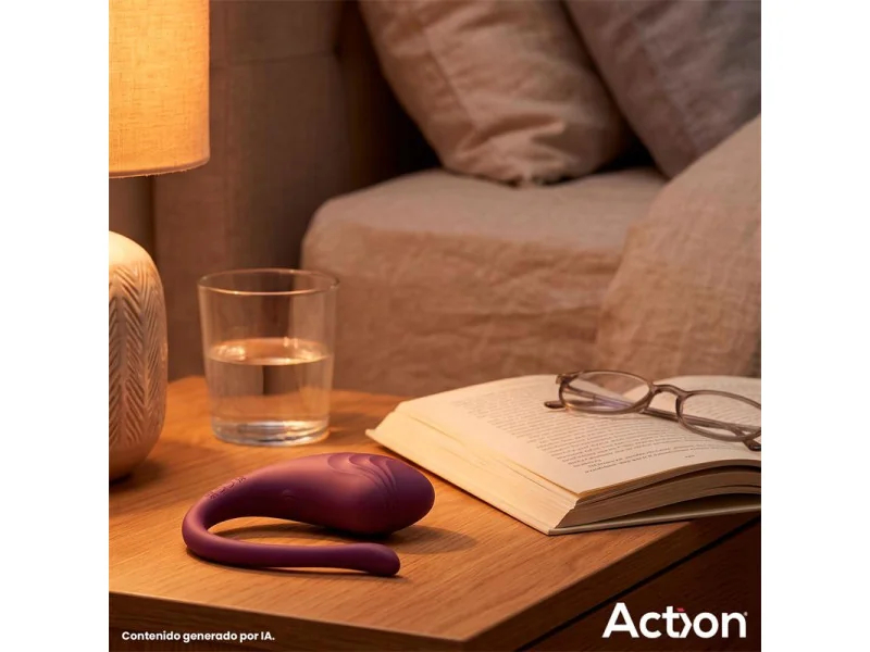 Luvia Huevo Vibrador con Control Remoto USB Purpura