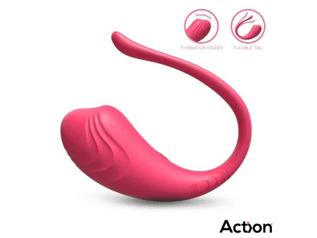 Luvia Huevo Vibrador con Control Remoto USB Rosa