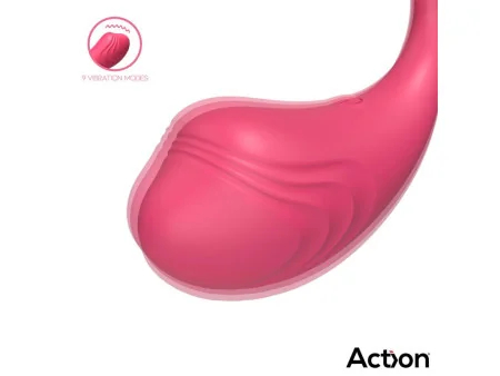 Luvia Huevo Vibrador con Control Remoto USB Rosa