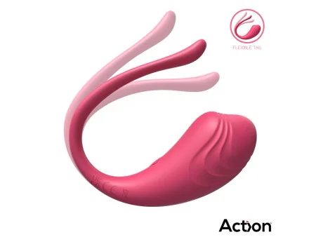 Luvia Huevo Vibrador con Control Remoto USB Rosa