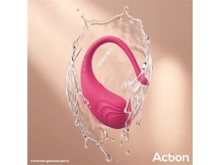 Luvia Huevo Vibrador con Control Remoto USB Rosa