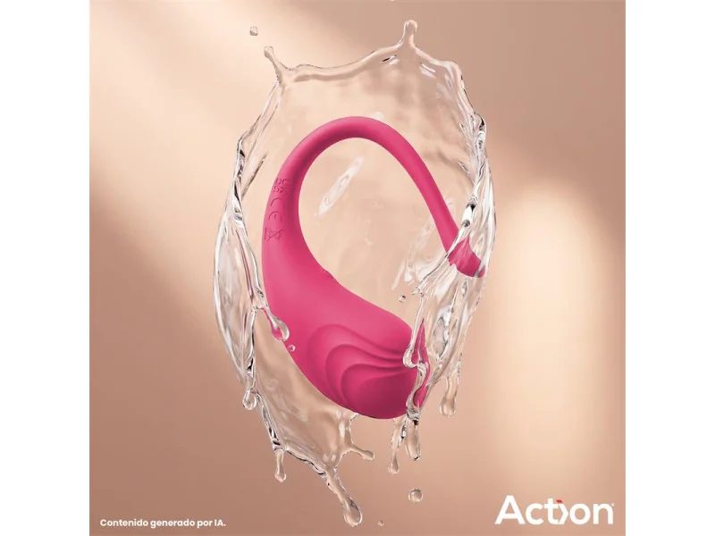 Luvia Huevo Vibrador con Control Remoto USB Rosa