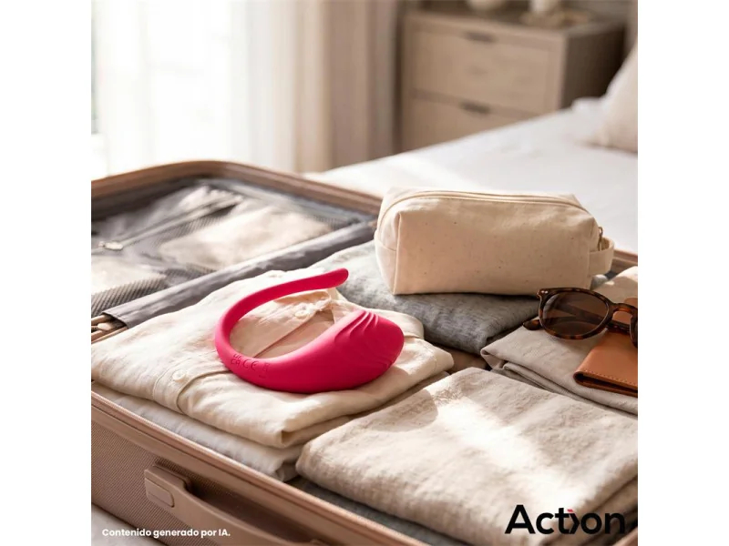 Luvia Huevo Vibrador con Control Remoto USB Rosa