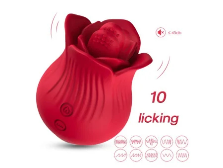 Licking rose