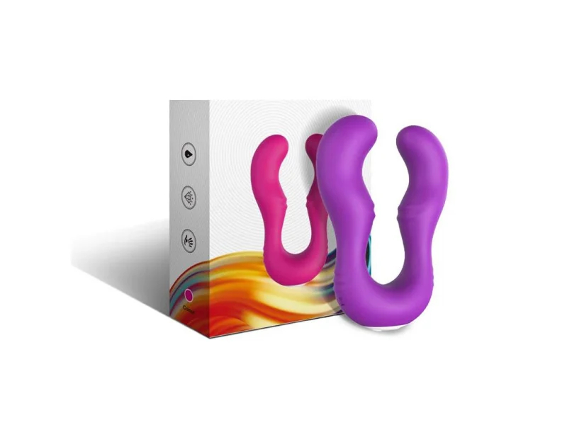 Vibrador Doble para Parejas Purpura