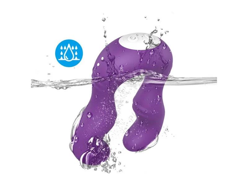 Vibrador Doble para Parejas Purpura