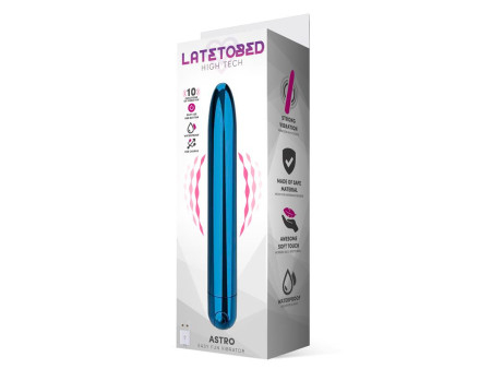Astro Vibrador 10 Funciones 185 cm USB Azul