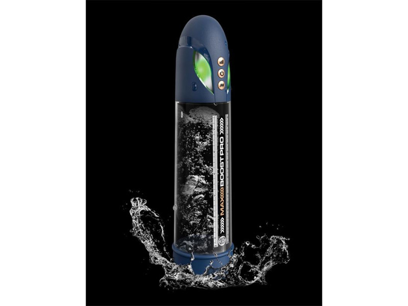 Masturbador Automatico Max Boost Pro Flow Azul