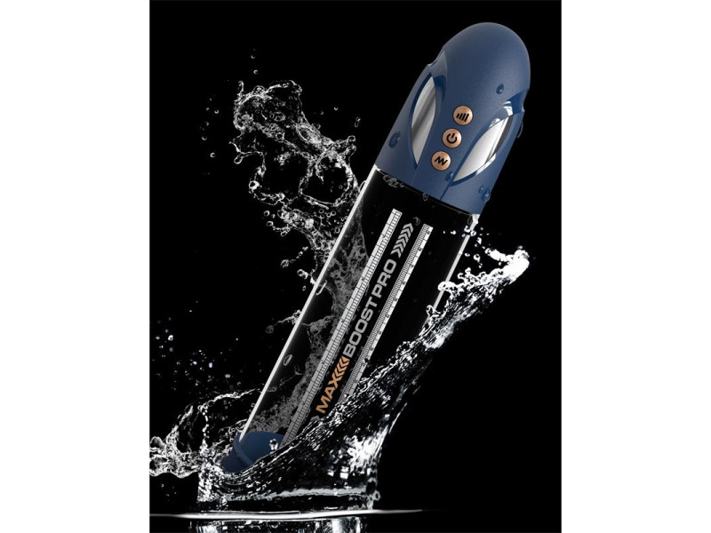 Masturbador Automatico Max Boost Pro Flow Azul