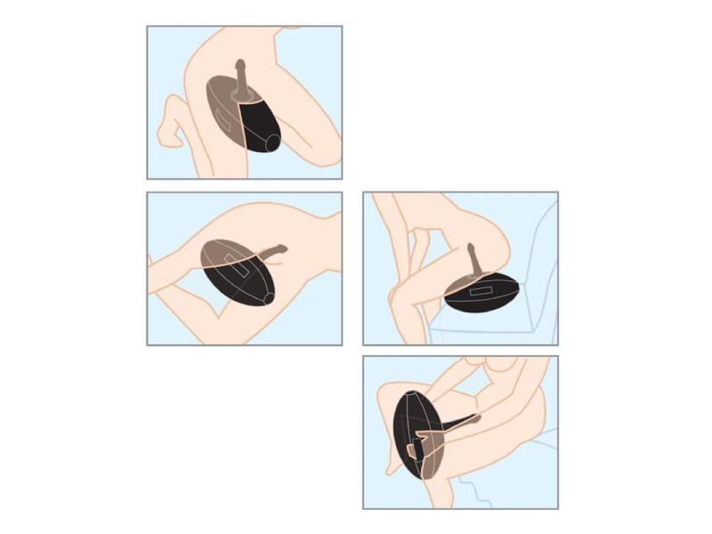 Asiento Inflable con Dildo Body Dock