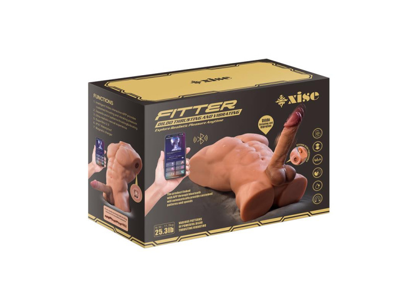 Fitter Torso con Dildo Desmontable Thrusting y APP 116 kg