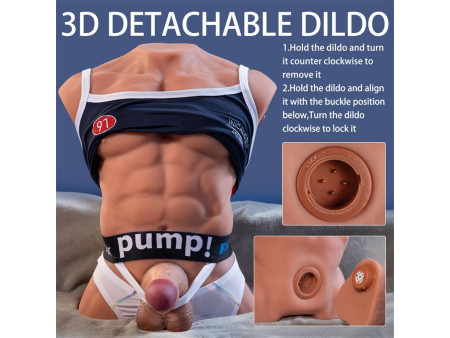 Fitter Torso con Dildo Desmontable Thrusting y APP 116 kg