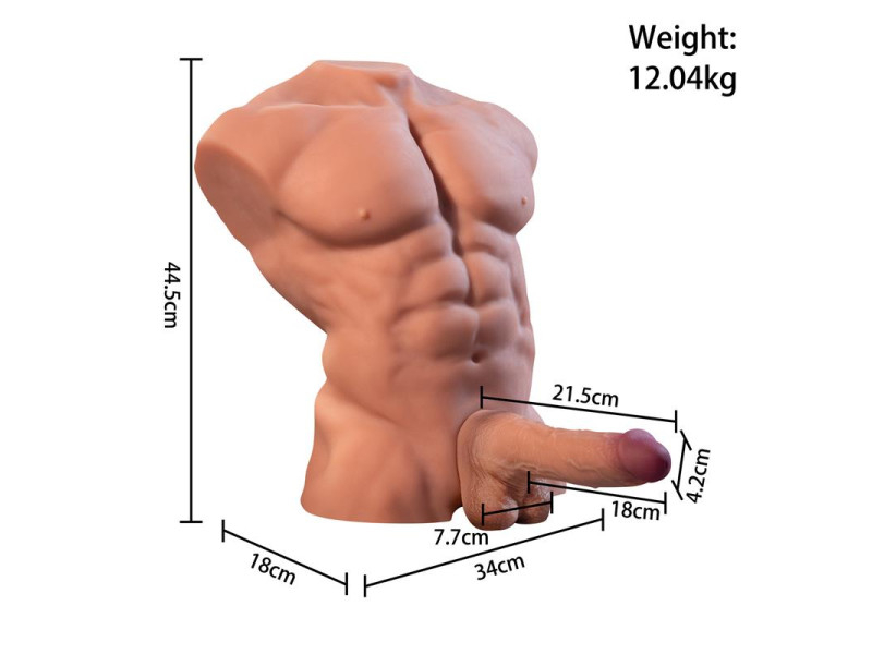 Fitter Torso con Dildo Desmontable Thrusting y APP 116 kg