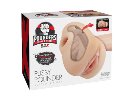 Masturbador Pussy Pounder Squeeze 18 cm