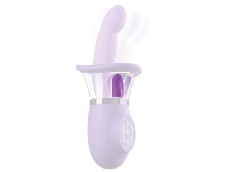 Estimulador con Lengua y Succion Ultimate Pleasure Pro Plus