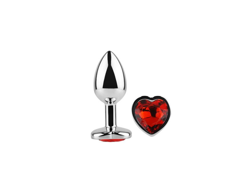 Plug Anal Joya de Corazon Red Scarlet Talla S