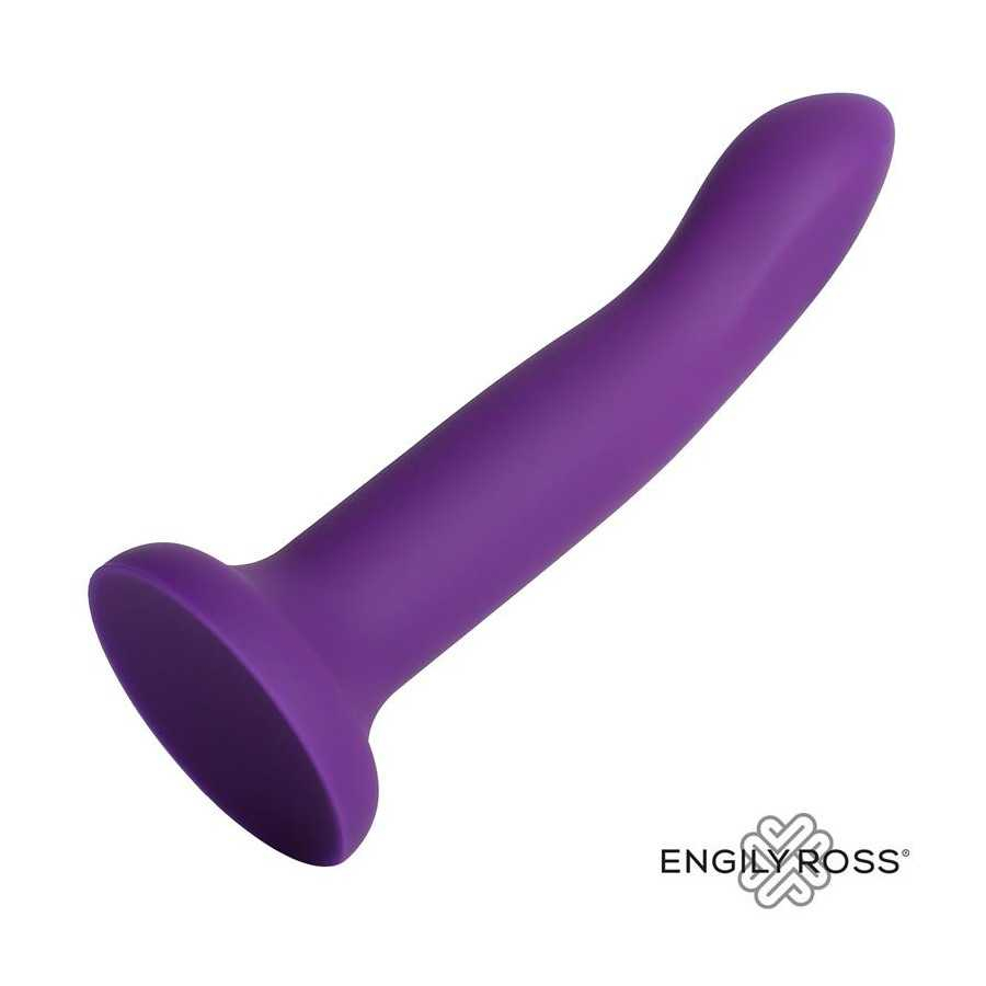 Dildo que Cambia de Color Purpura a Rosa Talla S 14 cm