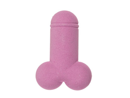 Bomba de Bano Forma de Pene Olor Fresa