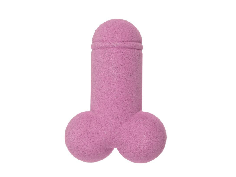 Bomba de Bano Forma de Pene Olor Fresa