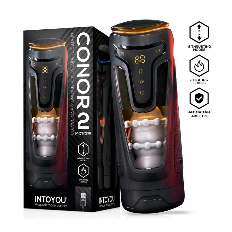 Conor Masturbador Masculino con Thrusting Vibracion y Calor