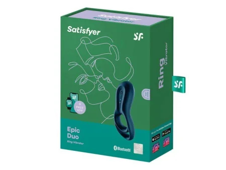 Anillo para el Pene Epic Duo con APP Satisfyer Connect