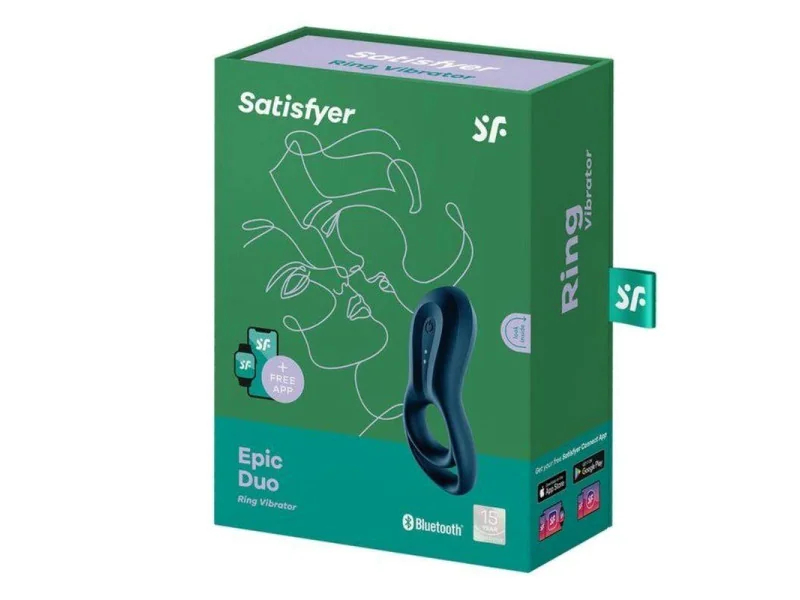 Anillo para el Pene Epic Duo con APP Satisfyer Connect