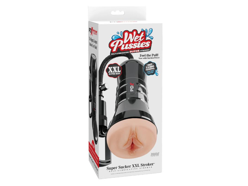 Masturbador Super Sucker XXL con Auto Lubricacion