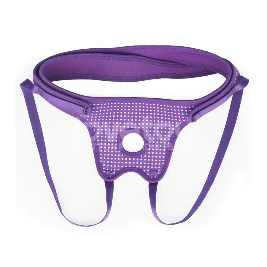 Arnes Easy Strap On Harness Polka Dots Purpura