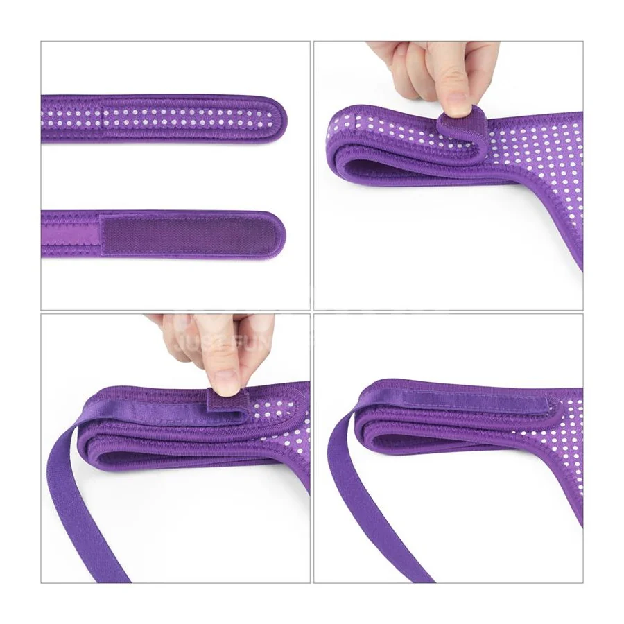 Arnes Easy Strap On Harness Polka Dots Purpura