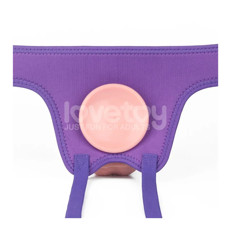 Arnes Easy Strap On Harness Polka Dots Purpura