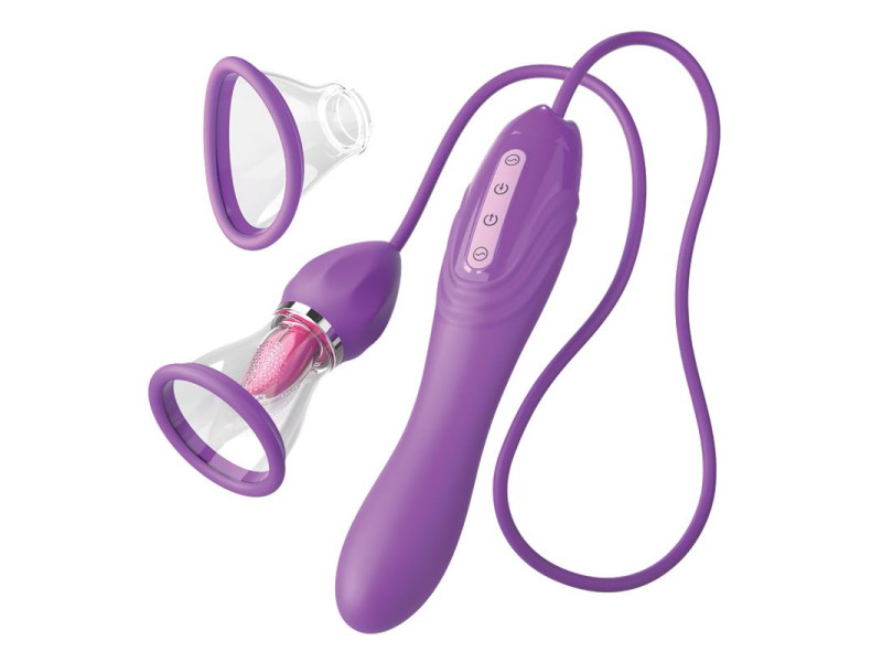 Estimulador con Lengua Succion y Vibracion Her Ultimate Pleasure Max
