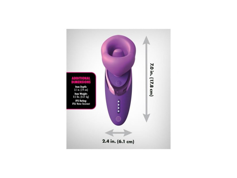 Estimulador con Lengua Succion y Vibracion Pleasure Sucker