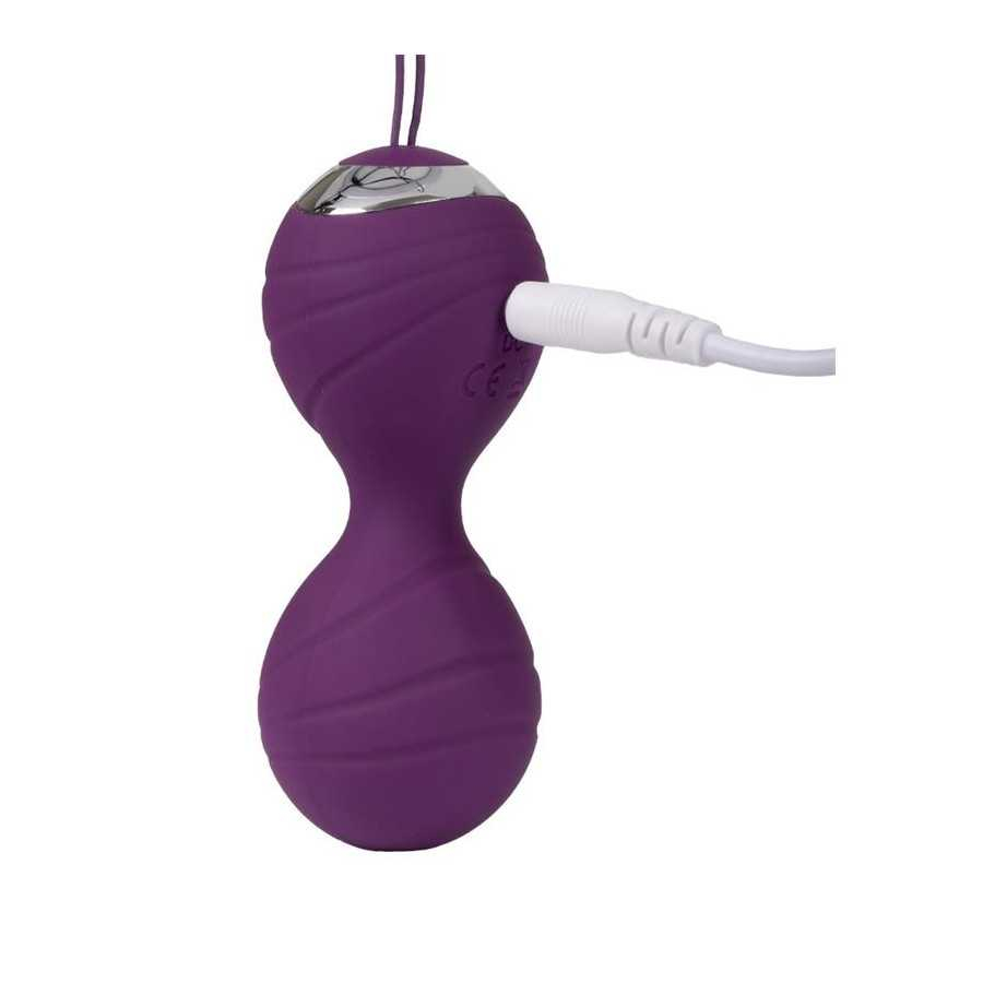 Bolas Kegel con Vibracion con Control Remorto Cannes Purpura