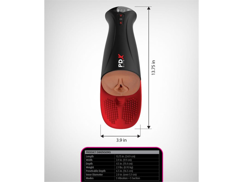 Masturbador Fuck O Matic Pro XL Marron