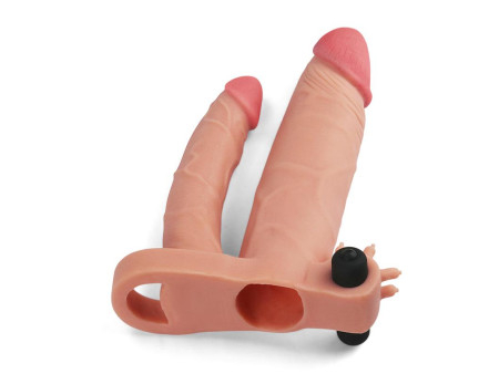 Funda para el Pene Doble con Vibracion 1